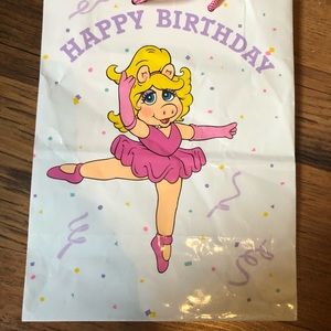 Vintage Miss Piggy Party Bag Gift Bag